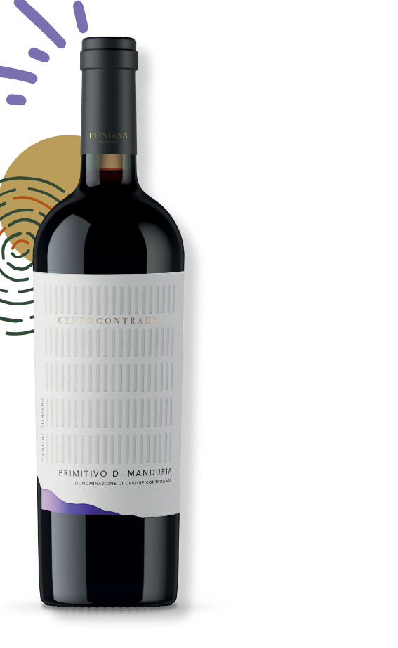 Vino Rosso Primitivo di Manduria Centocontrade