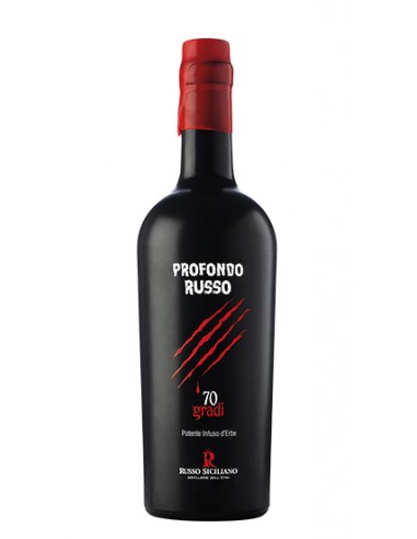 Liquore Profondo Russo 70° Distillerie Dell'Etna A Base D'erbe Da Gustare Freddo o a Temperatura Ambiente Forte Liquore di Rose Toowine.com